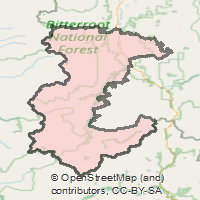 マップ 1枚 ZIP Code 59829 - Darby, Montana | Map, Demographics, Income